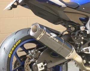 Graves Motorsports 2015 Yamaha R1 Cat Eliminator Exhaust System
