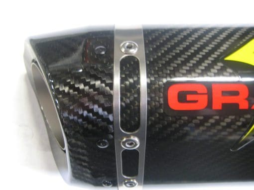 Graves Motorsports 2015 Yamaha R1 Full Titanium Exhaust System with carbon fiber canister