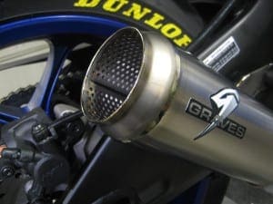 Graves Motorsports Yamaha R1 Moto1 Cat Back Exhaust