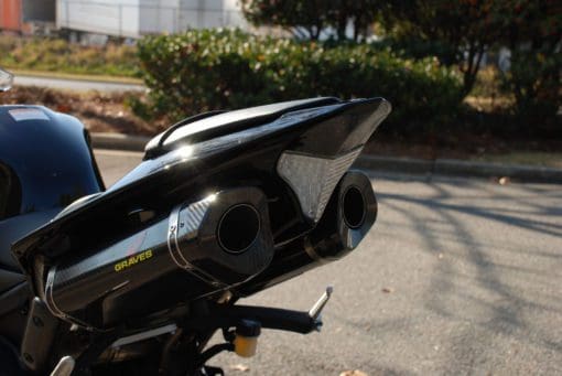 Graves Motorsports LINK R1 Cat Back Slip-on Titanium Exhaust Yamaha R1 2009-2014 - Image 6