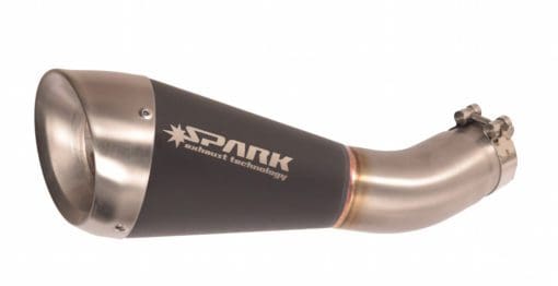 Spark Exhausts Kawasaki H2 2015+ Slip on 70's Dark Style GKA0803D