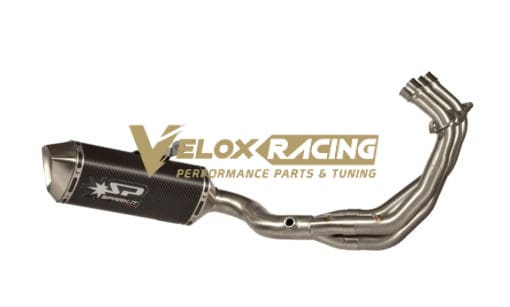 Spark Exhaust Yamaha MT07 silencer (spare part). It fits with HIGH mounting Spark collector carbon homol. GYA8821SCOM