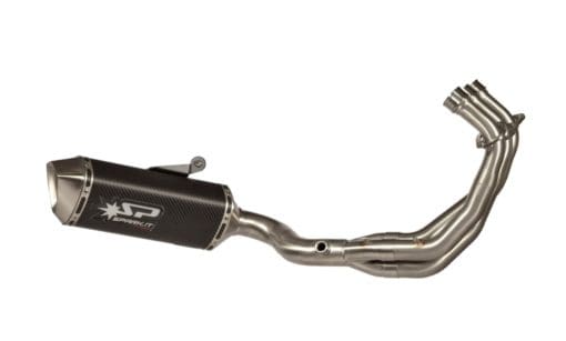 Spark Exhaust Yamaha MT 09 (14-16) FULL SYSTEM HIGH mounting: silencer + collector with catalyst Force dark style homol.* GYA8817DOM