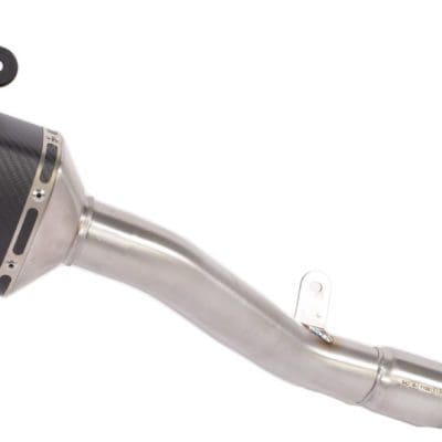 Spark Exhaust Yamaha MT 09 (14-16) FULL SYSTEM HIGH mounting: silencer + collector with catalyst Force carbon homol.* GYA8817COM
