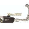 Spark Exhaust Yamaha MT07 FULL SYSTEM,STANDARD mounting: silencer + collector with catalyst dark style homol.* GYA8820DOM
