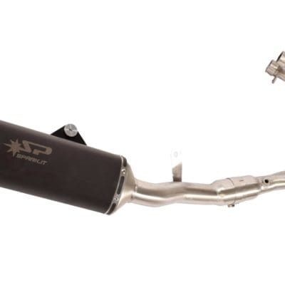 Spark Exhaust Yamaha MT07 FULL SYSTEM HIGH mounting: silencer + collector with catalyst carbon homol.* GYA8821COM
