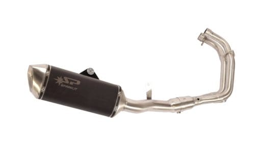 Spark Exhaust Yamaha MT07 FULL SYSTEM HIGH mounting: silencer + collector with catalyst carbon homol.* GYA8821COM