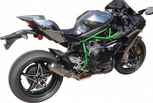 Spark Exhausts Kawasaki H2 2015+ Slip on MotoGP Dark Style GKA0801D - Image 2