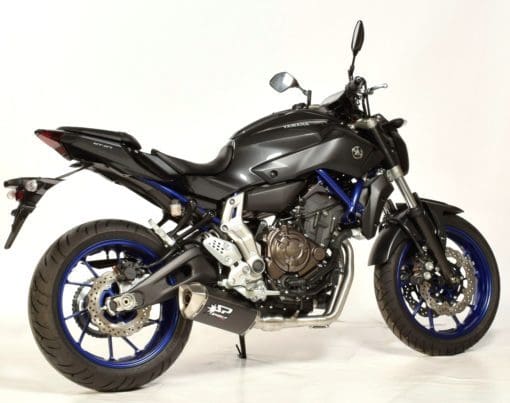 Spark Exhaust Yamaha MT07 FULL SYSTEM,STANDARD mounting: silencer + collector with catalyst s.steel homol.* GYA8820IOM - Image 4