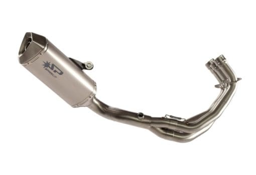Spark Exhaust Yamaha MT 09 (14-16) FULL SYSTEM HIGH mounting: silencer + collector with catalyst Force s.steel homol.* GYA8817IOM