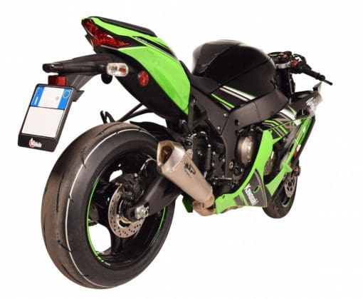 Spark Exhaust Kawsaki ZX10R slip-on +TITANIUM no kat manifold Konix titanium racing GKA8819T - Image 3