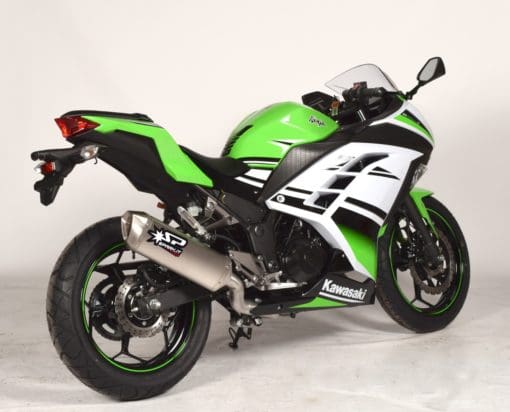 Spark Exhaust NINJA 300/EX300 (13-15) FULL SYSTEM 102dB: silencer with S.STEEL collector Force titanium racing GKA8810T
