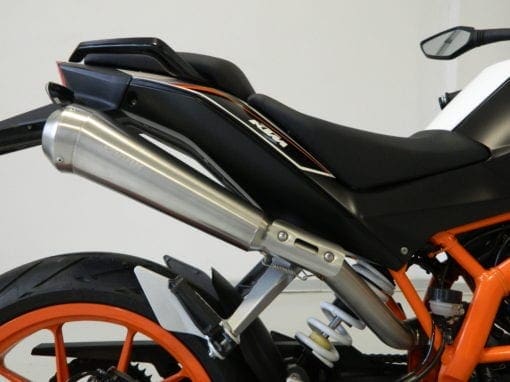 Spark Exhaust KTM 390 Duke 2013 2014 2015 2021 slip-on HIGH mounting GP Style s.steel racing GKT0103I - Image 3