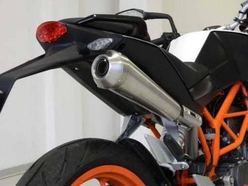 Spark Exhaust KTM 390 Duke 2013 2014 2015 2021 slip-on HIGH mounting GP Style s.steel racing GKT0103I - Image 2