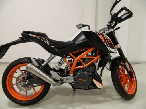 Spark Exhaust KTM 390 Duke 2013 2014 2015 2020 slip-on LOW mounting GP Style s.steel racing GKT0107I - Image 2