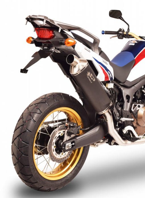 Spark Exhaust CRF 1000L AFRICA TWIN (2016) slip-on Dakar titanium homol. GHO1701TOM - Image 3