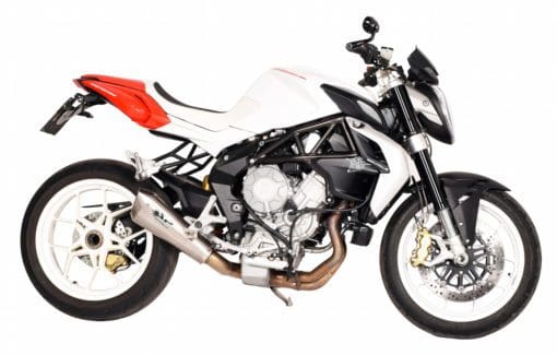Spark Exhaust MV Agusta Brutale 800 2015 2016 FULL SYSTEM Stock: silencer + collector Konix dark style racing GMV8803D - Image 6
