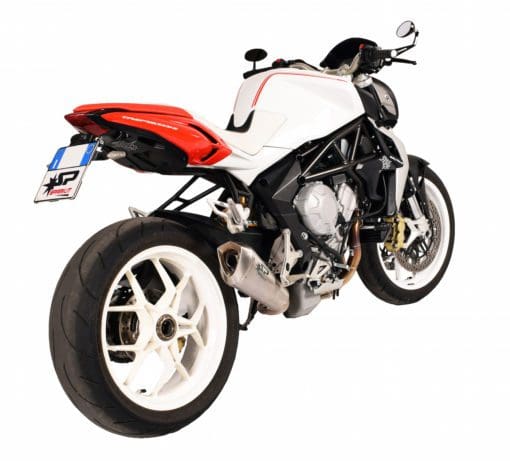 Spark Exhaust MV Agusta Brutale 800 2015 2016 FULL SYSTEM Stock: silencer + collector Konix dark style racing GMV8803D - Image 7