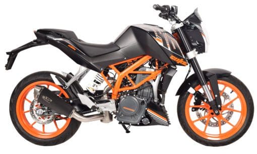 Spark Exhaust KTM 390 Duke 2013 2014 2015 2027 3/4 kit LOW mounting with catalyst Konix titanium homol.* GKT0108TOM - Image 2