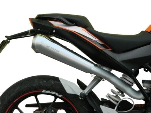 Spark Exhaust DUKE 125 (11-15) / 200 (12-15) slip-on HIGH mounting GP Style s.steel racing GKT0101I - Image 2