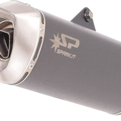 Spark Exhaust CROSSRUNNER 800 (15-16) slip-on Force dark style homol. GHO1601DOM