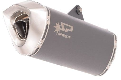 Spark Exhaust CROSSRUNNER 800 (15-16) slip-on Force dark style homol. GHO1601DOM