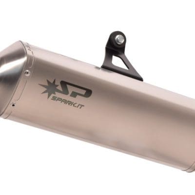 Spark Exhaust CRF 1000L AFRICA TWIN (2016) slip-on Dakar s.steel homol. GHO1701IOM