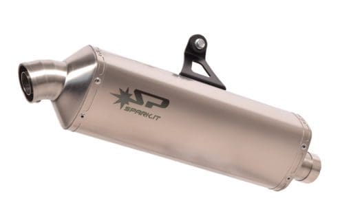 Spark Exhaust CRF 1000L AFRICA TWIN (2016) slip-on Dakar s.steel homol. GHO1701IOM