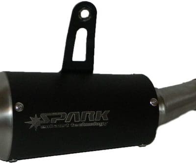 Spark Exhaust NINJA 300/EX300 (13-15) FULL SYSTEM 114 dB: silencer with S.STEEL collector MotoGP dark style racing GKA8809D