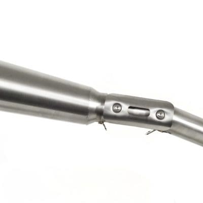 Spark Exhaust DUKE 125 (11-15) / 200 (12-15) slip-on HIGH mounting with catalyst GP Style s.steel homol.* GKT0101IOM