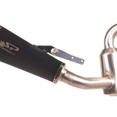 Spark Exhaust KTM RC 390 2014 2015 2016 3/4 kit LOW mounting with catalyst Konix s.steel homol.* GKT0302IOM