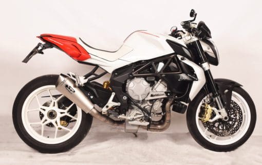 Spark Exhaust MV Agusta Brutale 800 2015 2016 FULL SYSTEM Supersport: silencer +TITANIUM collector Konix dark style racing GMV8802D - Image 4
