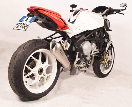 Spark Exhaust MV Agusta Brutale 800 2015 2016 FULL SYSTEM Supersport: silencer +TITANIUM collector Konix dark style racing GMV8802D - Image 3
