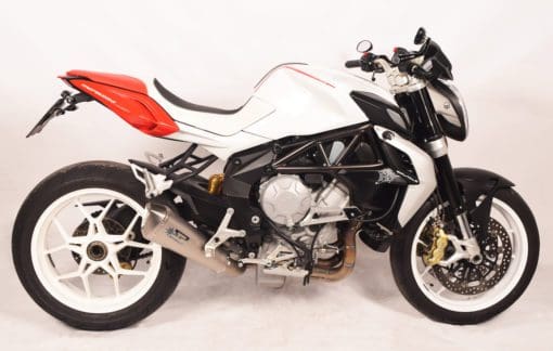 Spark Exhaust MV Agusta Brutale 800 2015 2016 FULL SYSTEM Stock: silencer + collector Konix dark style racing GMV8803D - Image 4