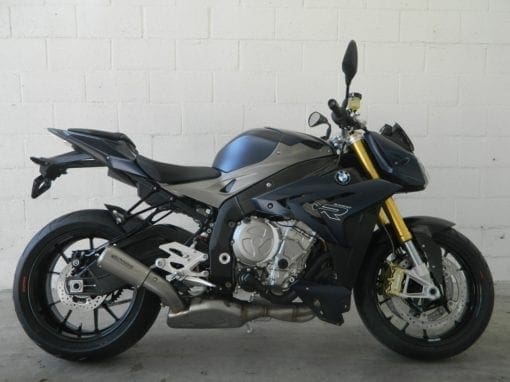 Spark Exhaust S 1000 RR (09-14) /S 1000 R (14-15) slip-on +heat shield MotoGP dark style homol. GBM0701DOM - Image 7