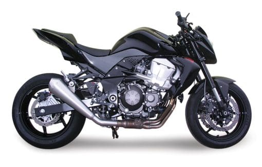 Spark Exhaust Z 750 (07-14) slip-on  (catalyst included) Megaphone s.steel homol. * GKA0402IOM - Image 4