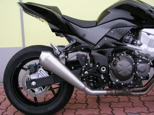 Spark Exhaust Z 750 (07-14) slip-on  (catalyst included) Megaphone s.steel homol. * GKA0402IOM - Image 7