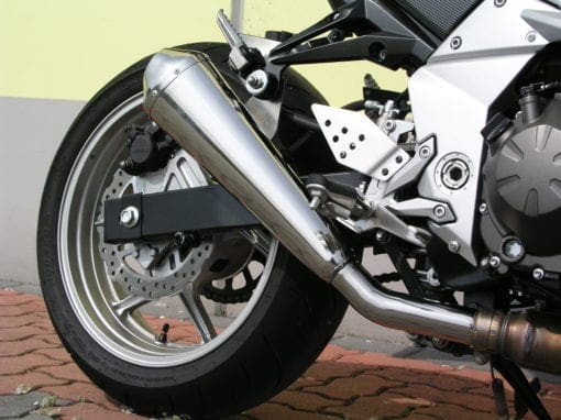 Spark Exhaust Z 750 (07-14) slip-on  (catalyst included) Megaphone s.steel homol. * GKA0402IOM - Image 3