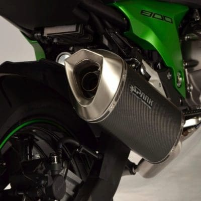 Spark Exhaust Z 800 (13-15) slip-on Force titanium homol. GKA0405TOM