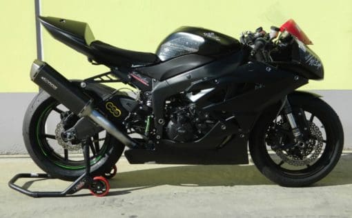 Spark Exhaust ZX-6R (09-16) FULL SYS (STOCK) silencer +S.STEEL collector +TITANIUM link pipe Force carbon racing GKA8811C - Image 3