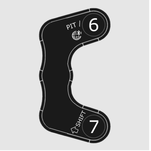 Aprilia RSV4 '17, 5 Button Race Handlebar Switch Assembly, Plug and Play
