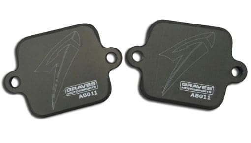 Graves Motorsports Smog AIS Block off plates Yamaha R1 04-20 FZ10 MT10 R6 FZ1 FZ8 FZ6 XT1200