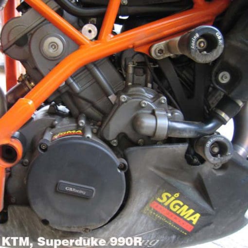 GB Racing Superduke 990 Motorcycle Crash Protection Bundle CP-SD-CS-GBR - Image 7