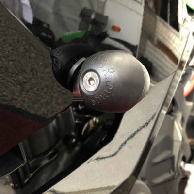 GB Racing Bullet Frame Slider - Left Hand Side - Ninja 400 2018-19 - RACE FS-ZXR400-2018-LHS-R
