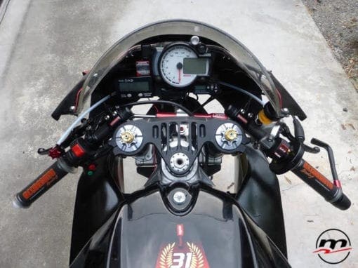 Melotti Racing Top Yoke for Aprilia RS125 - race version (Locking nut DPS 51 included) - Image 11