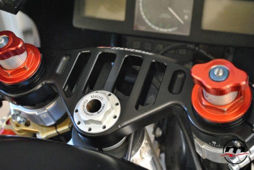 Melotti Racing Top Yoke for Aprilia RS250 - race version (Locking nut DPS 52 included) - Image 12