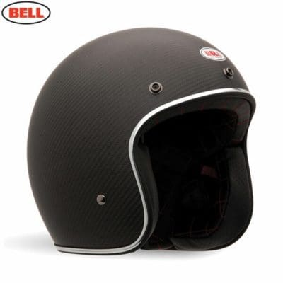 Bell 2021 Cruiser Custom 500 Carbon DLX Adult Helmet (Carbon Matte)