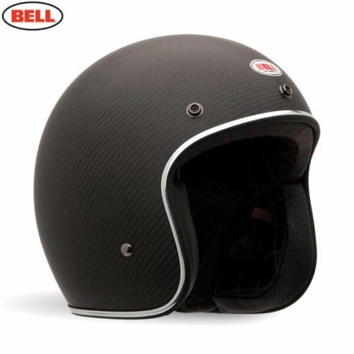 Bell 2021 Cruiser Custom 500 Carbon DLX Adult Helmet (Carbon Matte)