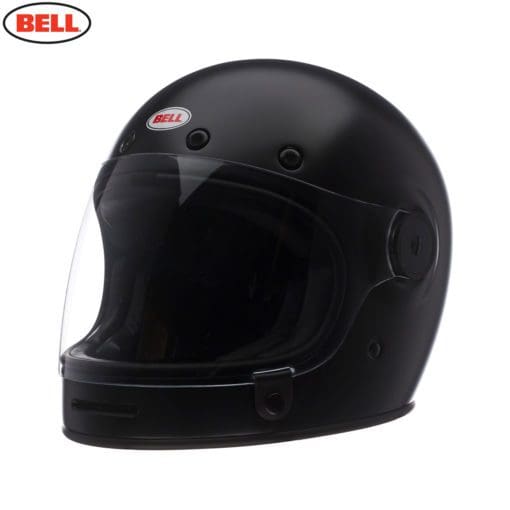 Bell 2021 Cruiser Bullitt DLX Helmet (Solid Matte Black)
