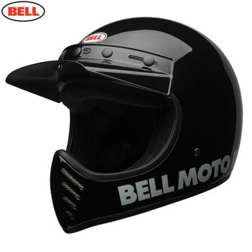 Bell 2021 Cruiser Moto 3 Adult Helmet (Classic Black) - Image 3